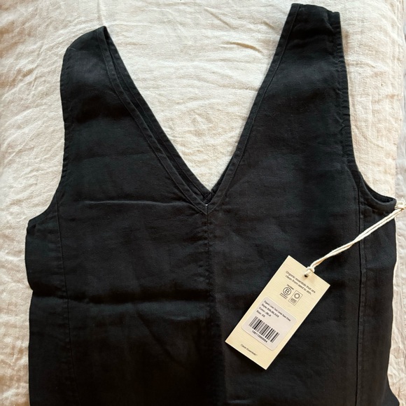 Linen Tank Center Seam Dress - Picture 5 of 8